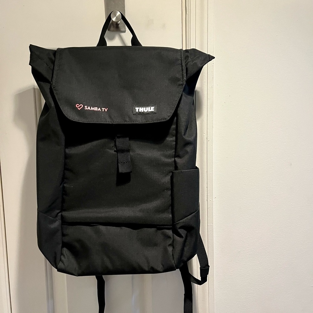 NWOT Thule X Samba TV black backpack